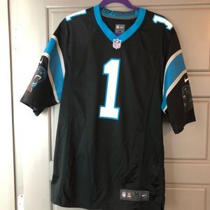 Carolina Panthers Cam Newton Nike Black Jersey